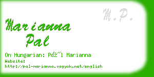marianna pal business card